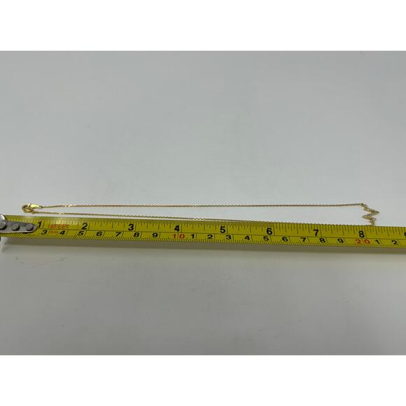 Gold Tone Heartbeat Necklace - Picture 7 of 7